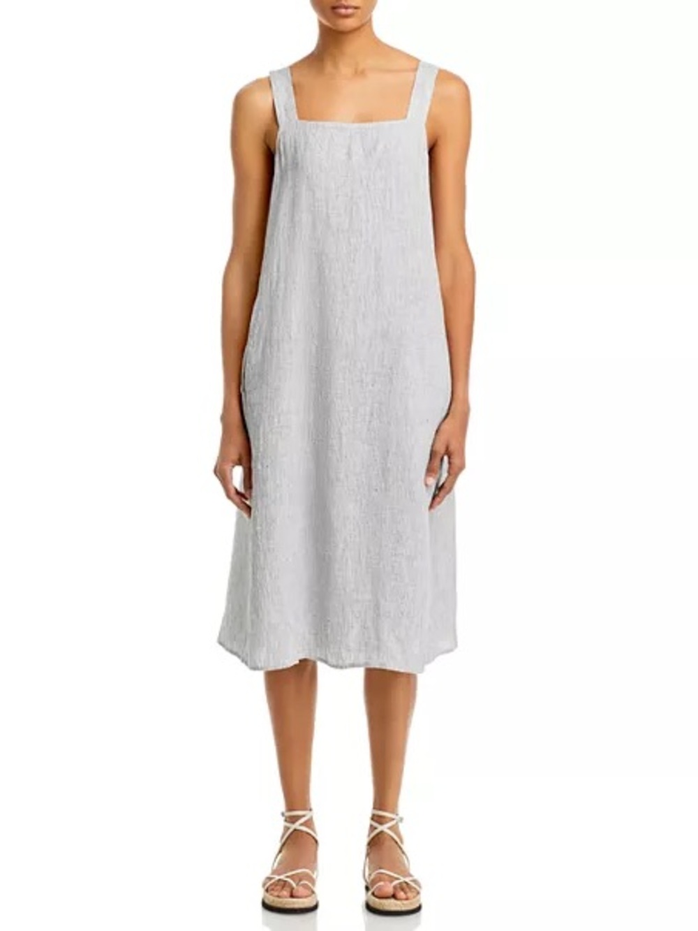 EILEEN FISHER SQUARE NECK LINEN DRESS******SIZE: 1X